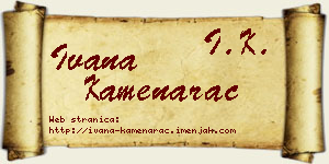 Ivana Kamenarac vizit kartica